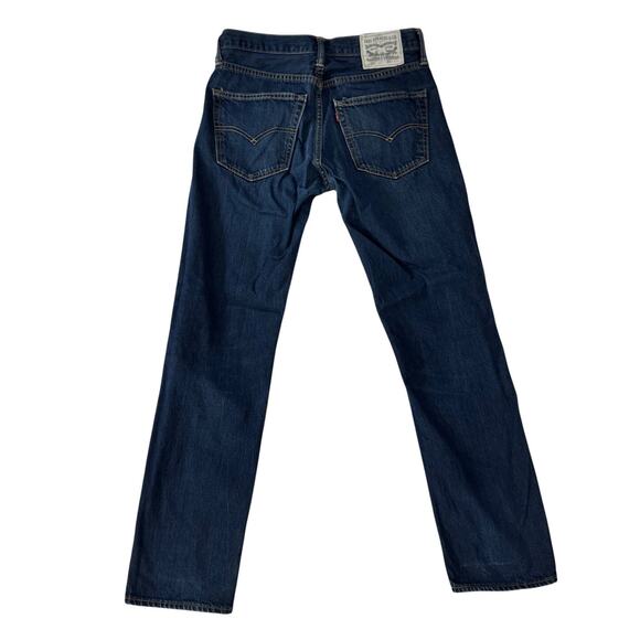 Levi's Denim - Levi's 511 Slim Fit Jeans W31 L30 Dark Rinse Mid Rise Straight Leg Americana